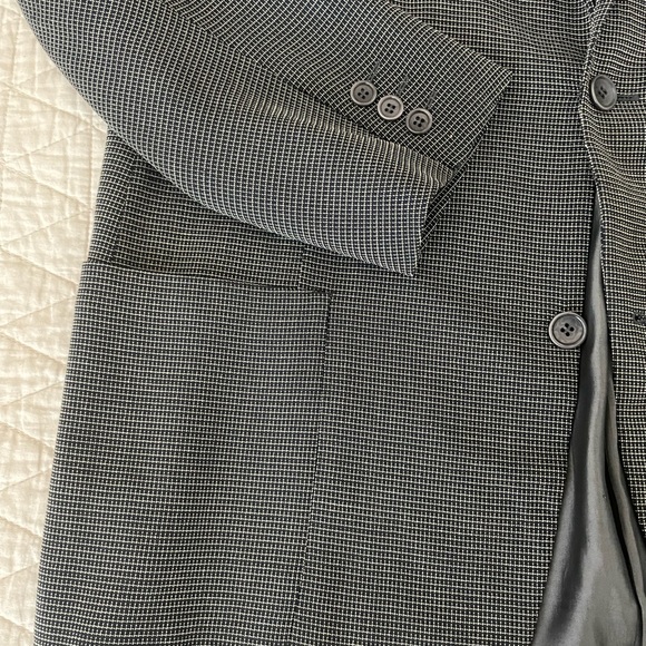 VESTIMENTA Made in Italy Vintage Textured Wool Blend Patch Pocket Jacket Size 40 - Picture 3 of 8